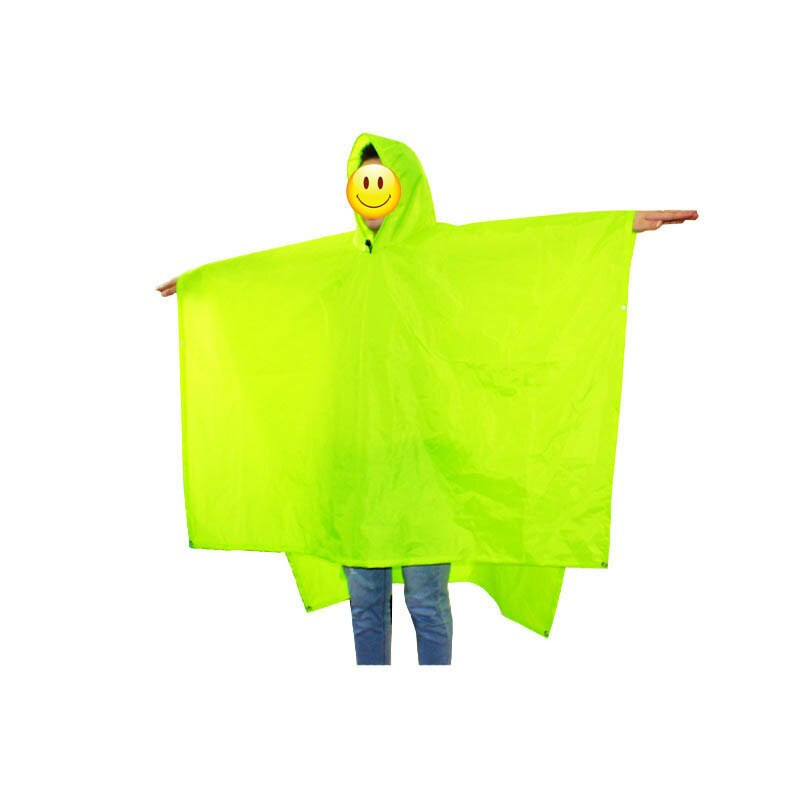 Pelernă de ploaie 3 în 1 Rucsac Îmbrăcăminte de ploaie Glugă Drumeții Ciclism Husă de ploaie Poncho Cort rezistent la apă Cort de camping în aer liber Covoraș
