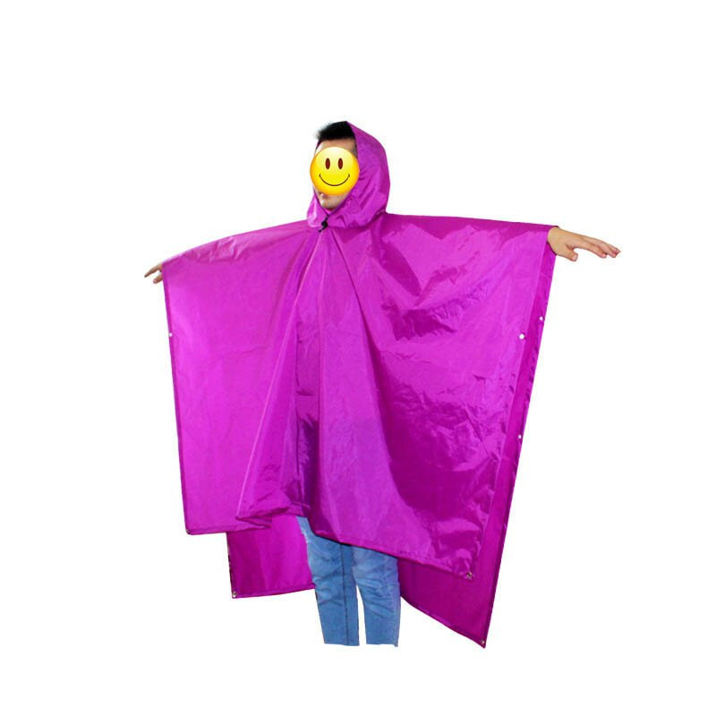 Pelernă de ploaie 3 în 1 Rucsac Îmbrăcăminte de ploaie Glugă Drumeții Ciclism Husă de ploaie Poncho Cort rezistent la apă Cort de camping în aer liber Covoraș