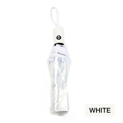 Skėtis Skaidrus skėtis moteris su automatiniu vėjo nepraleidžiančiu skėčiu Automatiškai sulankstomas juodas vyrams Moterų lauko kelionių reikmenys