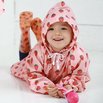 Παιδικό αδιάβροχο Cute Capa De Chuva Infantil Αδιάβροχο Ιαπωνίας Παιδικό παλτό βροχής Κάλυμμα Poncho Rainwear με κουκούλα jaqueta αδιάβροχο