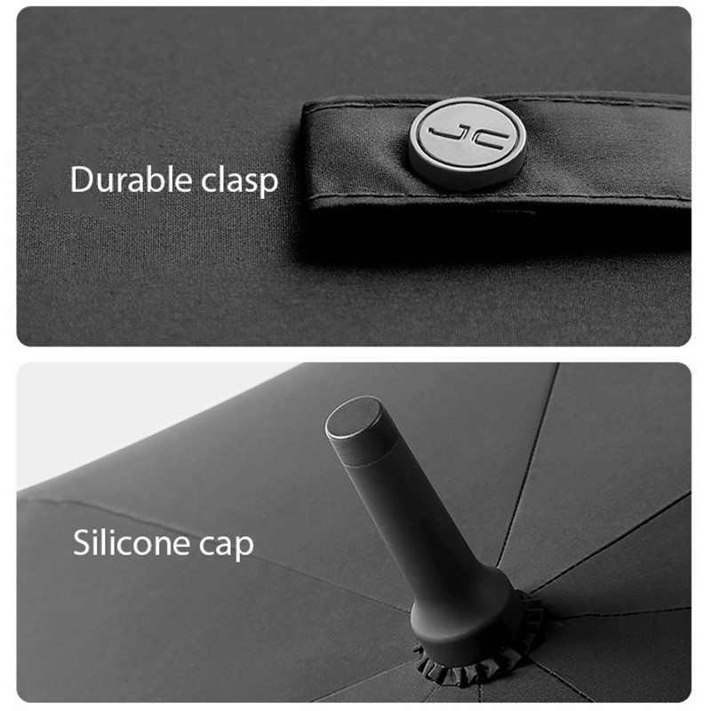 Umbrelă de ploaie mare de afaceri 136 cm Man Corporation Umbrelă rezistentă la vânt pentru bărbați Umbrelă de golf mare automată în aer liber mâner lung 8K