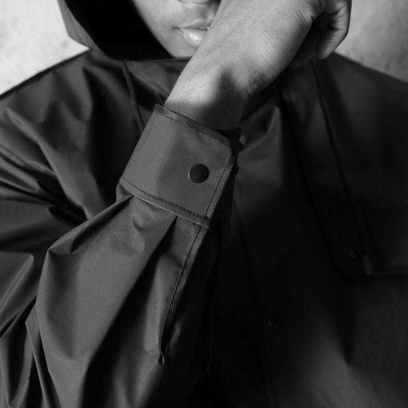 Felnőtt hosszú esőkabát férfi női vízhatlan esőruházat EVA fekete kültéri túrautazás vízálló kapucnis esőkabát poncsó vastagított