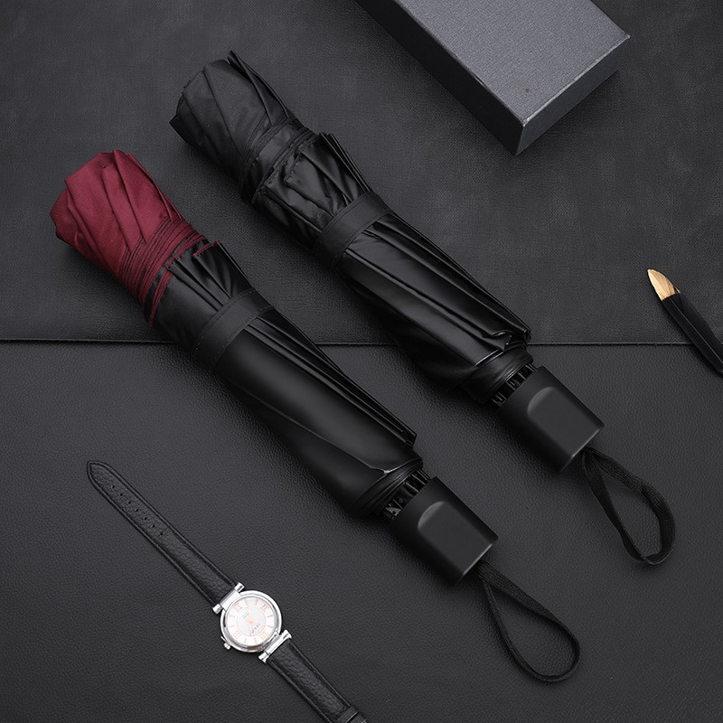 126 cm didelis aukščiausios kokybės skėtis, atsparus vėjui, apsauga nuo UV spindulių, automobilių prabangūs dideli verslo skėčiai, moteriški, vyriški, dešimt kaulo skėčiai