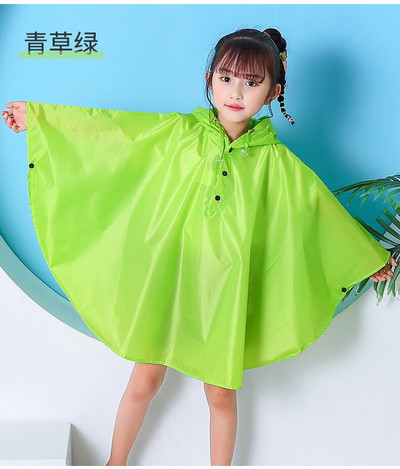 Detská štýlová pršiplášťová bunda s pončom, nepremokavá bunda pre dievčatá a chlapcov, pláštenka s kapucňou, potlačená tenká pršiplášťová bunda