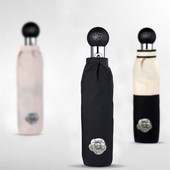 Луксозни марки Висококачествени автоматични чадъри за дъжд Жени Мъже Сгъваеми UV Слънчеви прозрачни сенници Чадъри