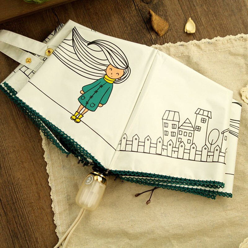 Луксозни марки Висококачествени автоматични чадъри за дъжд Жени Мъже Сгъваеми UV Слънчеви прозрачни сенници Чадъри