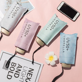 Kišeniniai skėčiai, apsaugantys nuo UV spindulių, mini skėčiai, penki sulankstomi saulės skėčiai nuo lietaus moterims, apsauga nuo saulės Paraguas, nešiojami kelionėms