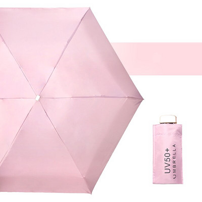 Kišeniniai skėčiai, apsaugantys nuo UV spindulių, mini skėčiai, penki sulankstomi saulės skėčiai nuo lietaus moterims, apsauga nuo saulės Paraguas, nešiojami kelionėms