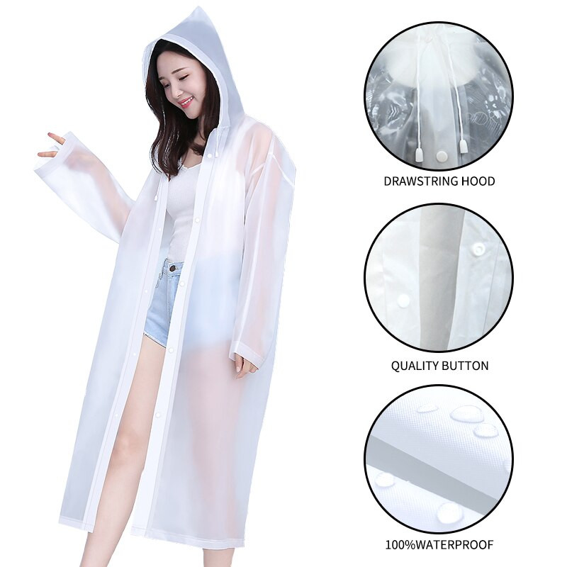 Manta de ploaie de unica folosinta, 1 buc. Unisex, femei, barbati, poncho impermeabil, turism, drumetii in aer liber, haina de ploaie cu gluga, impermeabila pentru copii