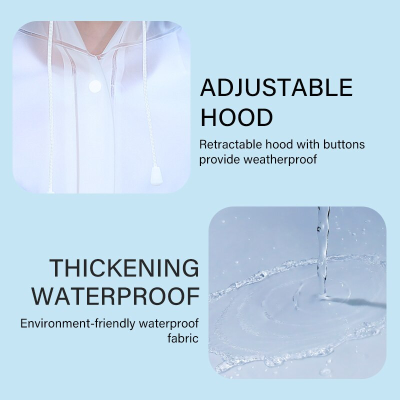 Manta de ploaie de unica folosinta, 1 buc. Unisex, femei, barbati, poncho impermeabil, turism, drumetii in aer liber, haina de ploaie cu gluga, impermeabila pentru copii