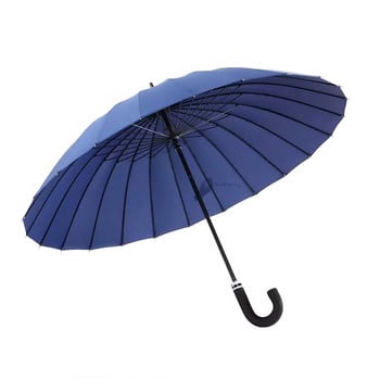 2020 Hot Sale Flower Long Handle Oversized Umbrella 24 Rib Golf Straight μπορεί να αντισταθεί στον δυνατό άνεμο Γυναίκα Άνδρας Παραγουάη