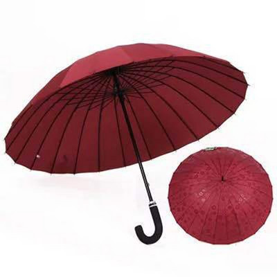 2020 m. karštas išpardavimas vandens gėlė, ilga rankena, didelio dydžio skėtis su 24 briaunomis golfo tiesus, gali atsispirti stipriam vėjui, moteris, vyras Paragvajuje