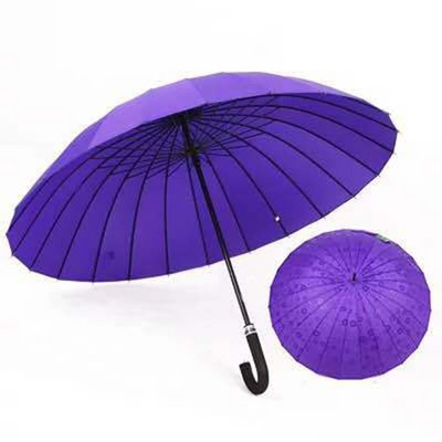 2020 m. karštas išpardavimas vandens gėlė, ilga rankena, didelio dydžio skėtis su 24 briaunomis golfo tiesus, gali atsispirti stipriam vėjui, moteris, vyras Paragvajuje