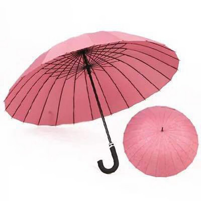 2020 m. karštas išpardavimas vandens gėlė, ilga rankena, didelio dydžio skėtis su 24 briaunomis golfo tiesus, gali atsispirti stipriam vėjui, moteris, vyras Paragvajuje