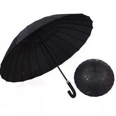 2020 m. karštas išpardavimas vandens gėlė, ilga rankena, didelio dydžio skėtis su 24 briaunomis golfo tiesus, gali atsispirti stipriam vėjui, moteris, vyras Paragvajuje