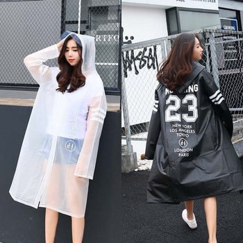 Lovers Raincoat Fashion Ζευγάρι Rainwear EVA Ανδρικά Αδιάβροχα Διαφανή Γυναικεία Αδιάβροχο Παλτό για Ενήλικες Πεζοπορία Rain Poncho For Climbing