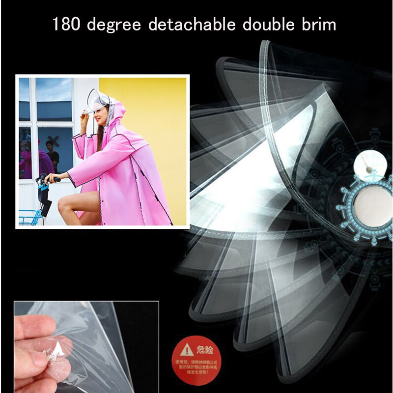 2020 Dvojitý pršiplášť, dámsky/pánsky zipsový pončo s kapucňou, motocyklové pršiplášte, dlhý štýl, turistické pončo, environmentálna pršiplášť