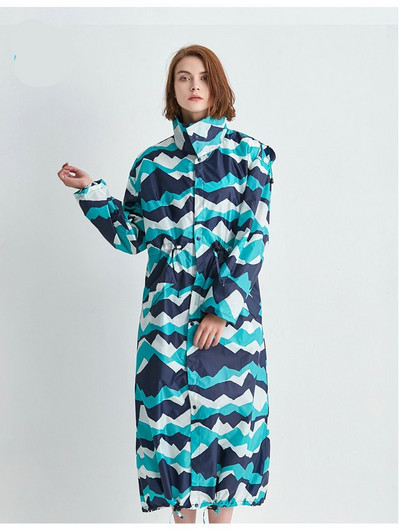 Pelernă lungă de ploaie pentru femei, impermeabilă, rezistentă la vânt, cu glugă, drumeții ușoare, bărbați, haină de ploaie, poncho, jachetă