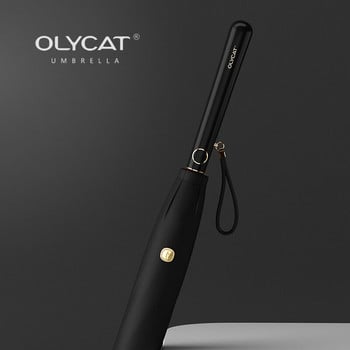 Olycat Κομψή γυναικεία ομπρέλα Anti UV Long Designer Ομπρέλα Rain Γυναικείες ομπρέλες για τον ήλιο για κορίτσια αντιανεμική ομπρέλα παραλίας