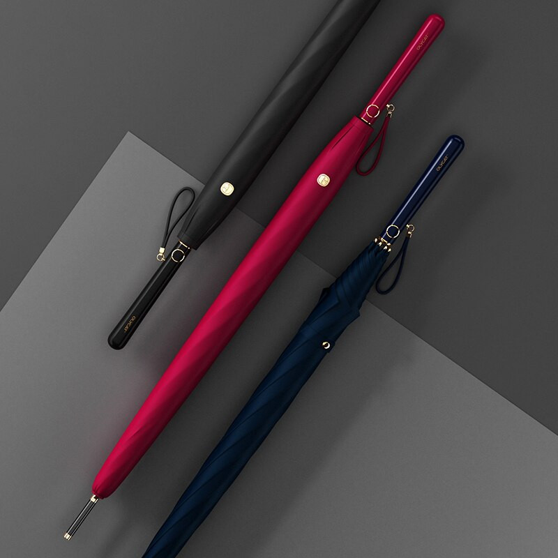 Olycat Elegantný dámsky slnečník s UV ochranou, dlhý dizajnérsky slnečník, dáždnik, dámsky vonkajší golfový slnečník, slnečník proti vetru a vetru, plážový slnečník