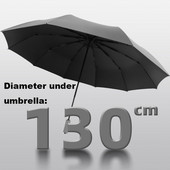 130 cm veliki kišobran vrhunske kvalitete Muški kišobran Ženski otporan na vjetar Veliki Paraguas Muški ženski Sunčani 3 sklopivi kišobran za vanjsko parapluie