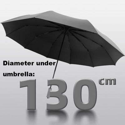130 cm Didelio dydžio Aukščiausios kokybės skėtis vyriškas lietus, moteris, atsparus vėjui, didelis Paraguas vyriškas, moteriškas, saulės 3 sulankstomas skėtis, lauko parapliuie
