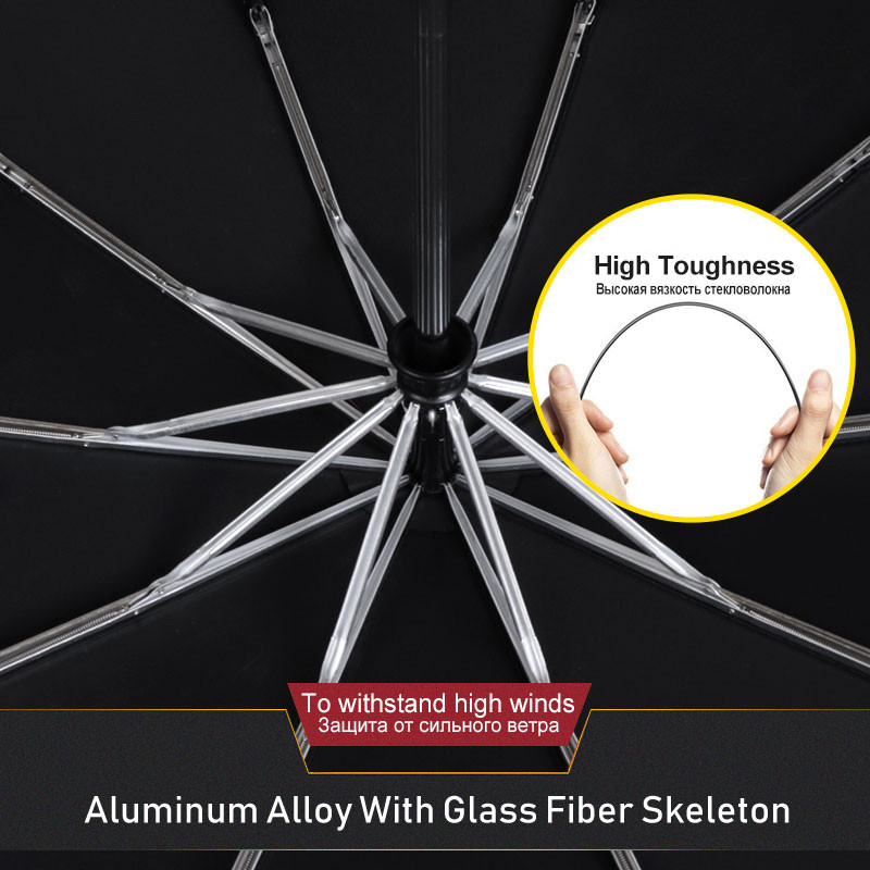 120CM plne automatický dvojitý veľký dáždnik, dážďovka pre ženy, 3-skladací, vetruodolný, veľký dáždnik pre mužov, rodinný, cestovný, obchodný dáždnik