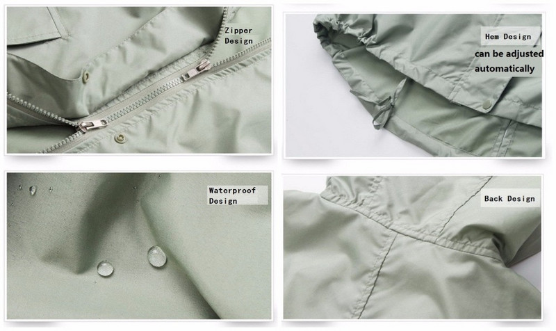 Pláštenka pre ženy, mužov, dámy, pršiplášť, pončo, priedušná dlhá prenosná vodoodpudivá bunda do dažďa