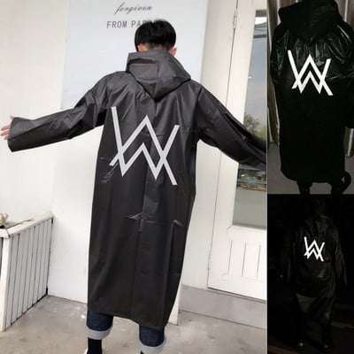 Fashion Logo Esőkabát Női Esőruházat Férfi Fényvisszaverő Esőkabát Át nem eresztő Poncho Japan Vízálló esővédő Kapucnis