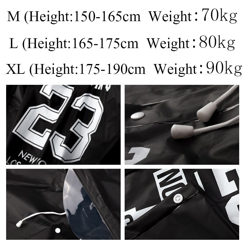 Milovníci Čierny Pršiplášť Módny Pár Pršiplášte EVA Pánske Pršiplášte Priehľadný Dámsky Pršiplášť Dospelý Plášť Pršiplášť Dropshipping