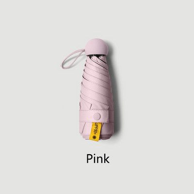 Анти-UV слънчев чадър Чадър с мини капсула Малък джоб за чадър Слънцезащита и ултравиолетова защита Чадър Paraguas