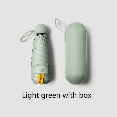 Анти-UV слънчев чадър Чадър с мини капсула Малък джоб за чадър Слънцезащита и ултравиолетова защита Чадър Paraguas