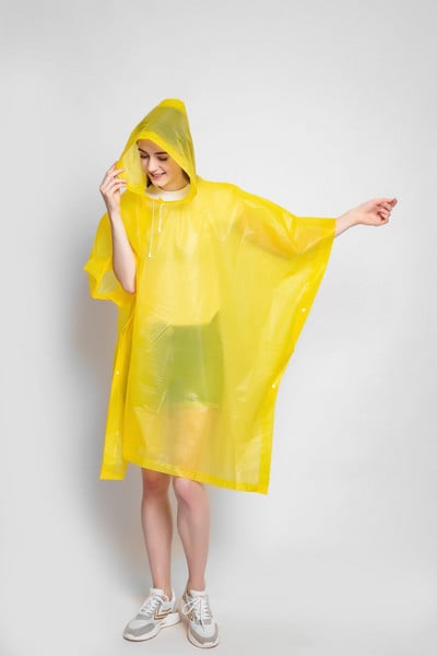 Többfunkciós esőkabát univerzális átlátszó esőkabát női hátizsák poncsó esőkabát huzat áteresztő kemping túrázás