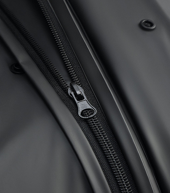 Pánsky pršiplášť EVA Thickened, módny dlhý nepremokavý pršiplášť s kapucňou, čierny, univerzálny motocyklový pršiplášť pre mužov a ženy