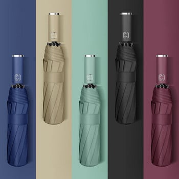 YADA Luxury 10K μονόχρωμη επαγγελματικές αυτόματες ομπρέλες καθαρές πτυσσόμενες ομπρέλες για άνδρες γυναίκες Ομπρέλα βροχής Γυναικεία αρσενικά YS200045