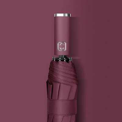 YADA Luxury 10K Culoare Solidă Umbrelă automată de afaceri Umbrele pliabile clare pentru bărbați, femei, umbrelă de ploaie, femeie, masculin YS200045