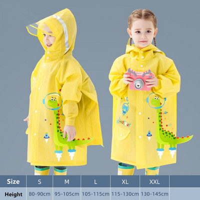 Pelernă de ploaie pentru copii Poncho de ploaie, cu desene animate, unicorn, dinozaur, copii, elevi, costum de ploaie, pentru băieți și fete, îmbrăcăminte de ploaie pentru călătorie