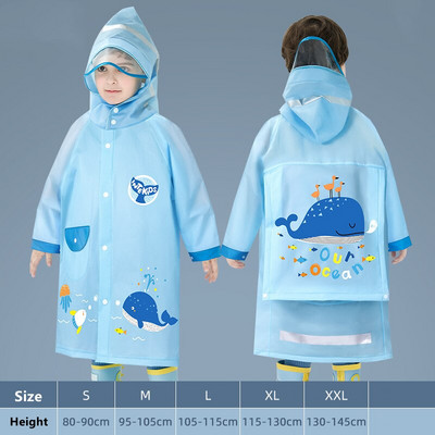 Pelernă de ploaie pentru copii Poncho de ploaie, cu desene animate, unicorn, dinozaur, copii, elevi, costum de ploaie, pentru băieți și fete, îmbrăcăminte de ploaie pentru călătorie