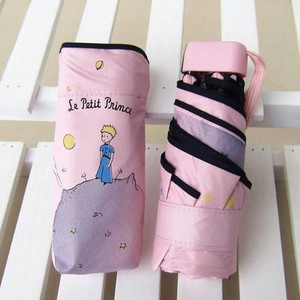 Kocotree Cartoon Micul Prinț Umbrelă ploaie Femei Umbrele pliabile Femeie Sunny Umbrelă de soare Minunat Paraguas Mini umbrelă de buzunar