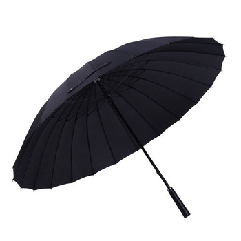 24 Bone Increase Umbrella 2-3 ατόμων Γυναικείο Αρσενικό Αυτοκίνητο Πολυτελές μεγάλο αντιανεμικό ίσιο ομπρέλα Umbrella Corporation