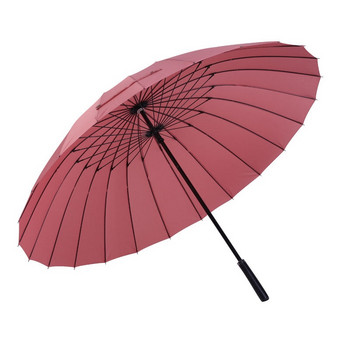 24 Bone Increase Umbrella 2-3 ατόμων Γυναικείο Αρσενικό Αυτοκίνητο Πολυτελές μεγάλο αντιανεμικό ίσιο ομπρέλα Umbrella Corporation
