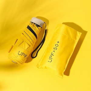 Itin lengvi 50% nuolaida saulėtiems skėčiams sulankstomi skėčiai mini kišeniniai skėčiai kūrybingi vinilo apsauga nuo saulės skėčio kišenė nuo saulės