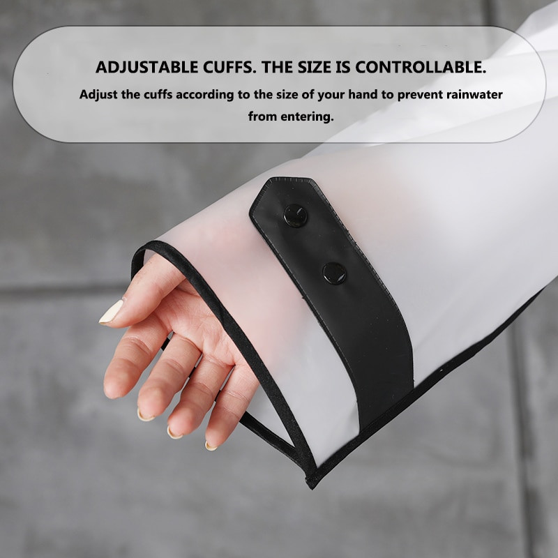 Felnőtt, hosszú, átlátszó vízálló esőkabát női esőkabát Férfi poncsó derékpántos kapucnis esőkabát túrázáshoz kerékpáros esőruházat