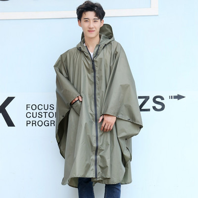 Veľký plášť, priedušný dámsky dlhý pršiplášť, ľahký pršiplášť, pončo, dámske nepremokavé pršiplášte pre dospelých
