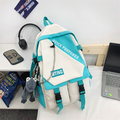 Muški tekstilni ruksak s privjeskom za ključeve