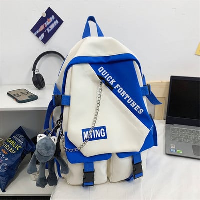 Muški tekstilni ruksak s privjeskom za ključeve