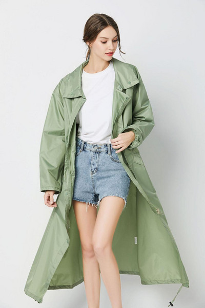 Uus mood pikendada meeste ja naiste vihmamantlit õhuke pontšo naistele veekindel pikk hingav vihmajope täiskasvanutele mõeldud vihmamantlid