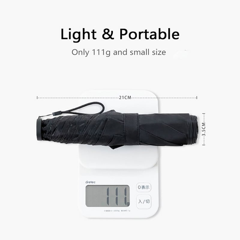 Skladací dáždnik Parachase, dáždnik do dažďa, ultraľahký, prenosný, cestovný, japonský, vetruodolný, 6K, mini, priehľadný, dáždnik Paraguas