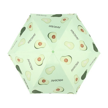 Μίνι πεντάπτυχη ομπρέλα Φρούτα Κάψουλα αντηλιακή γυναικεία ομπρέλα Αντιηλιακή προστασία UV Προστασία αντηλιακή ομπρέλα πτυσσόμενη
