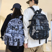 Vyriška kuprinė su kišenėmis ir dideliu vidiniu skyriumi